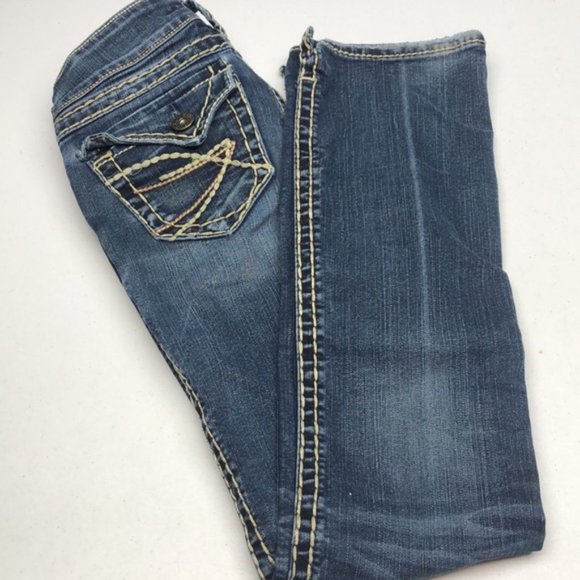 Stylish Blue Women's Jeans - Picture 10 of 12
